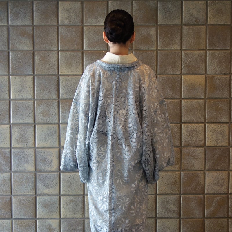 薄羽織「花レース/グレー」 | 着物ショップKosode 薄羽織「花レース/グレー」 | 着物ショップKosode