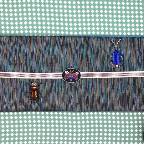 半巾帯「虫刺繍」