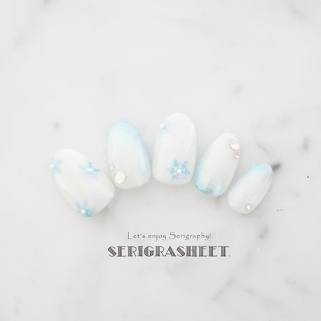 Nail (N0011)　雪の結晶