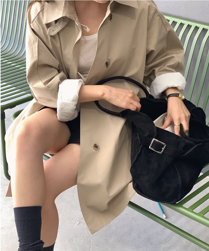 Forest) adele half trench coat / 2color | Énciel