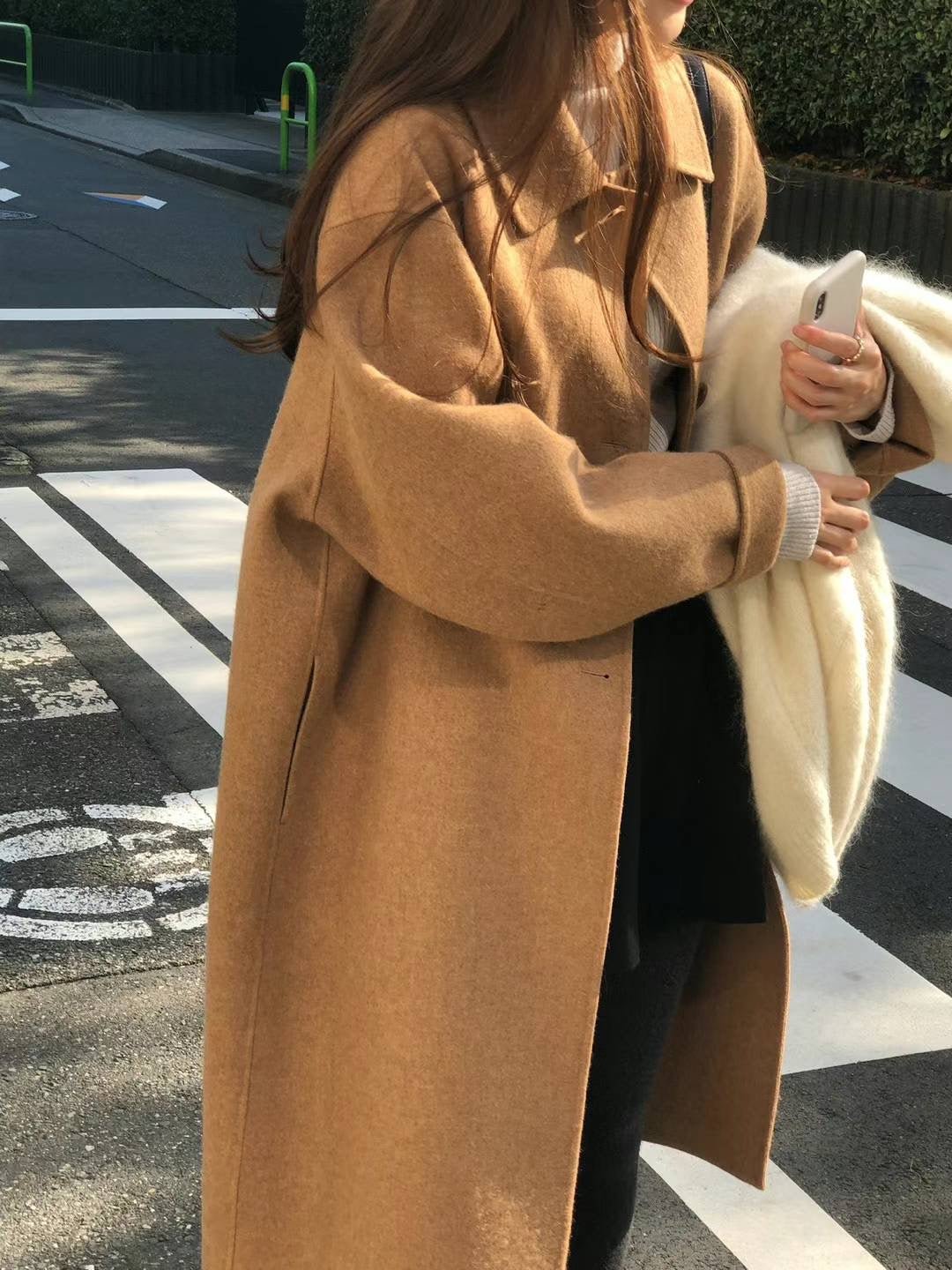 camel coat????ロングコート