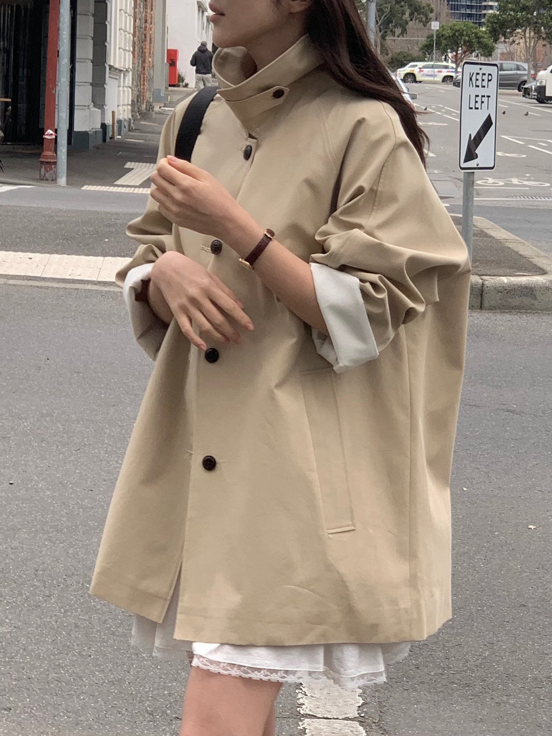 BlancYM SHORT TRENCH COAT +81 exclusive 81別注BlancYM Exclusive