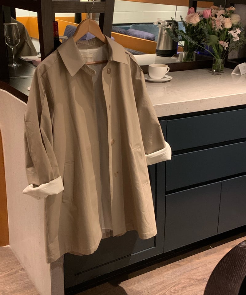 Forest) adele half trench coat / 2color | Énciel