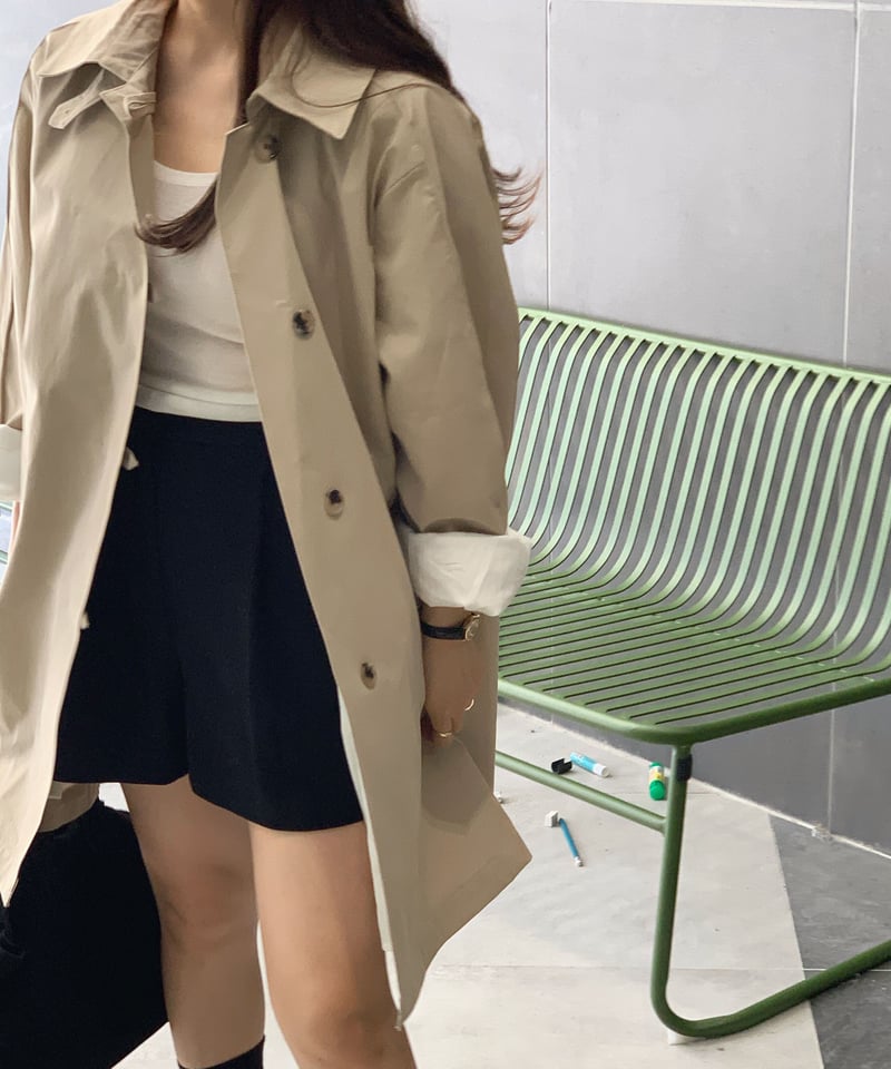 Forest) adele half trench coat / 2color | Énciel