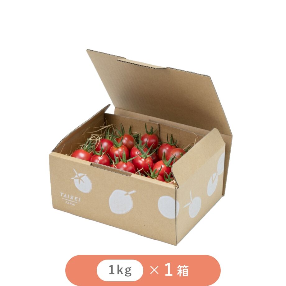 ひりょうやさんのトマト 1㎏ × 1箱 | ひりょうやさんのトマト【新