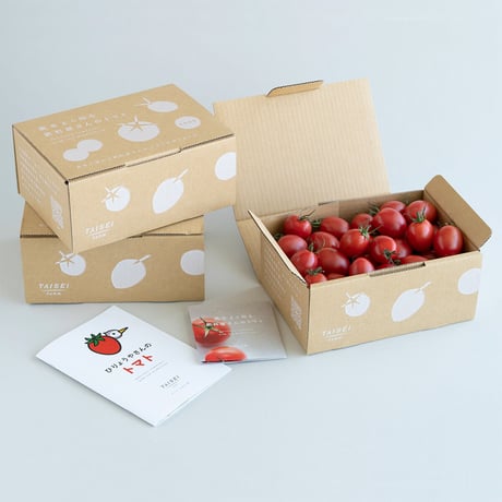 ひりょうやさんのトマト 1㎏ × 1箱
