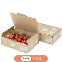 ひりょうやさんのトマト 500g × 2箱