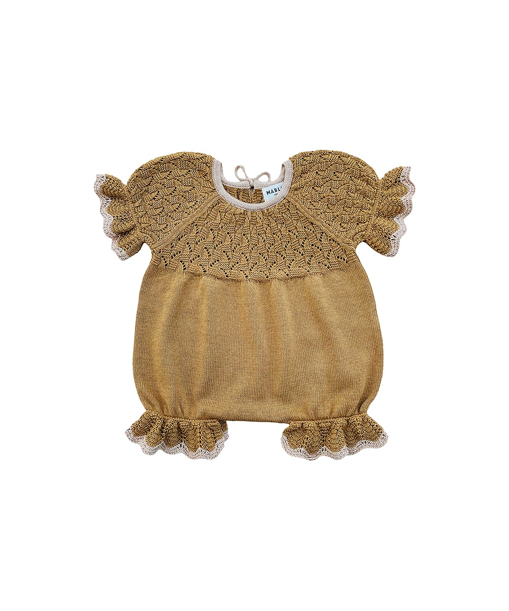ロンパース・カバーオール mabli awena romper. bonnet mabli AWENA ROMPER 12m ロンパース・カバーオール mabli awena
