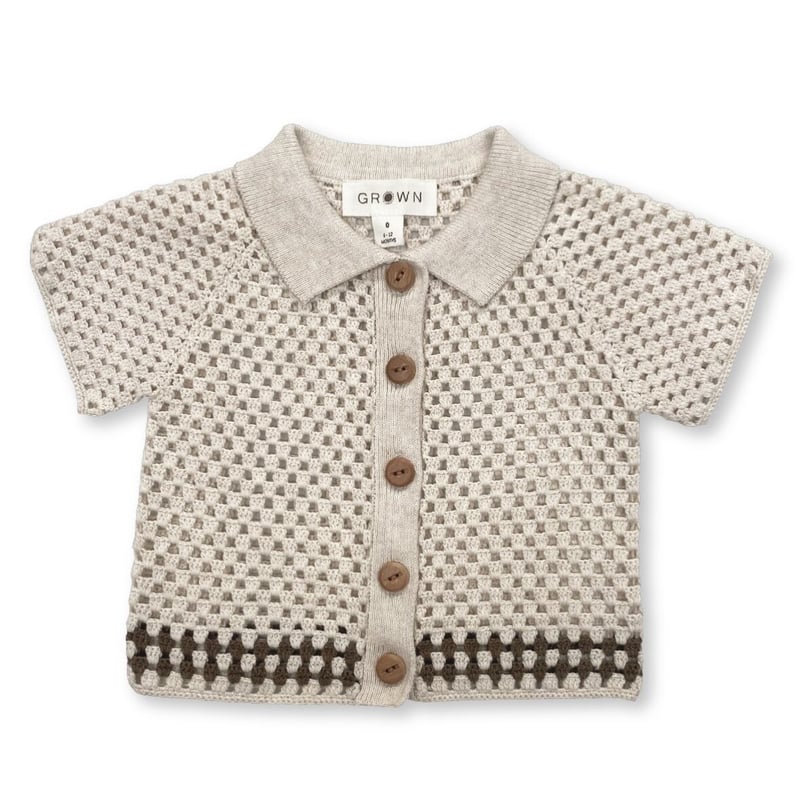 grown Hand Crochet Shirt ・Pants サイズ4 新品 grown Hand Crochet Shirt ・Pants サイズ4 新品