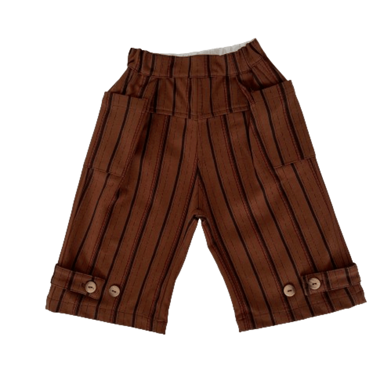 HELLO LUPO Sora Panta / Stripy brown | 𝘮𝘢𝘮𝘰𝘶𝘳