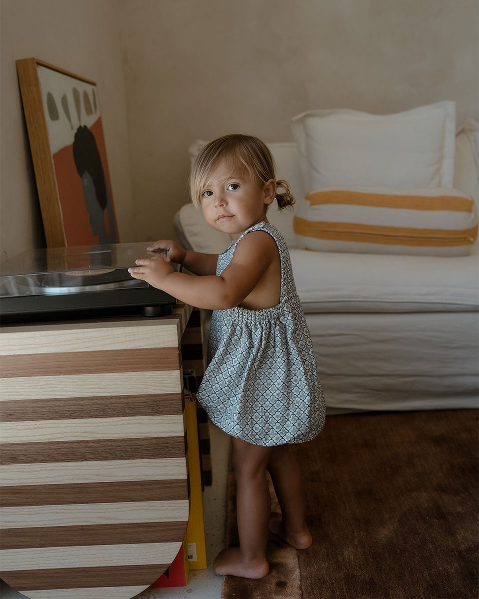 sonanddaughter  ロンパース　2y SHIPS KIDS:70～80cm / オーガニック コットン ボーダー