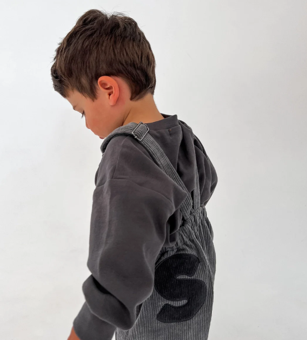 soll the label オーバーオール　サロペット　チャコール　サイズ3 soll the label オーバーオール サロペット チャコール サイズ3