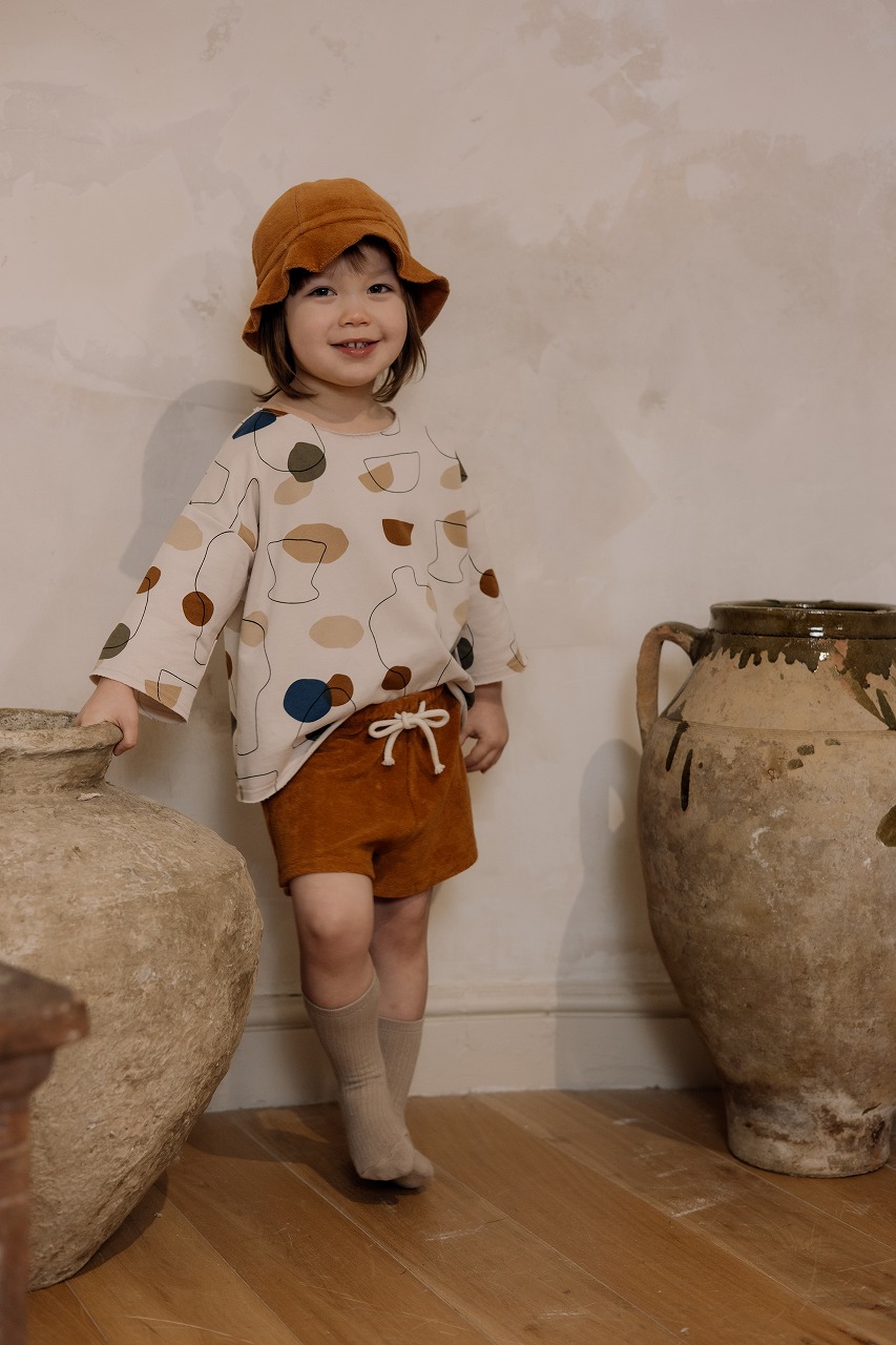 organic zoo Terracotta Terry Rope Shorts | 𝘮𝘢𝘮𝘰𝘶𝘳