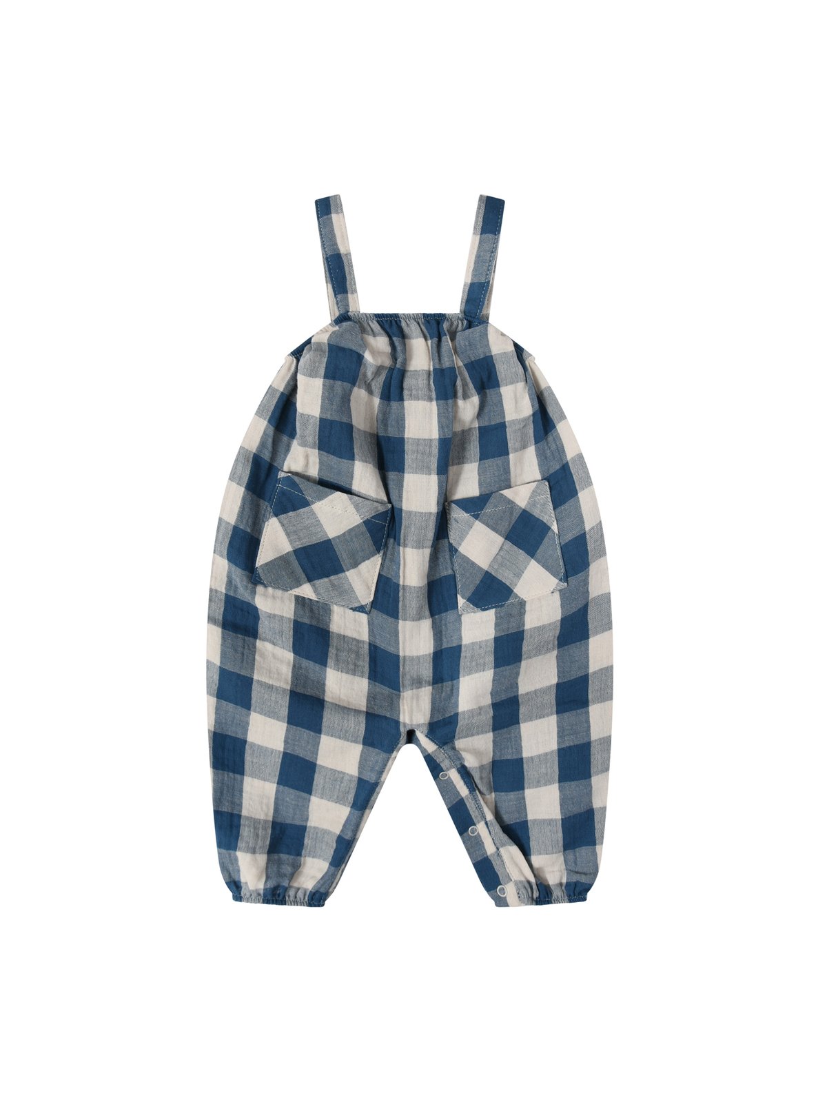 ロンパース・カバーオール organic zoo Blue Gingham Jumpsuit 1-2y ロンパース・カバーオール organic zoo blue gingham jumpsuit 1