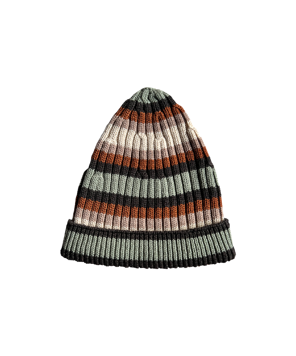 MABLI COBLYN BEANIE - DUCK EGG STRIPE | 𝘮𝘢𝘮𝘰𝘶𝘳 
