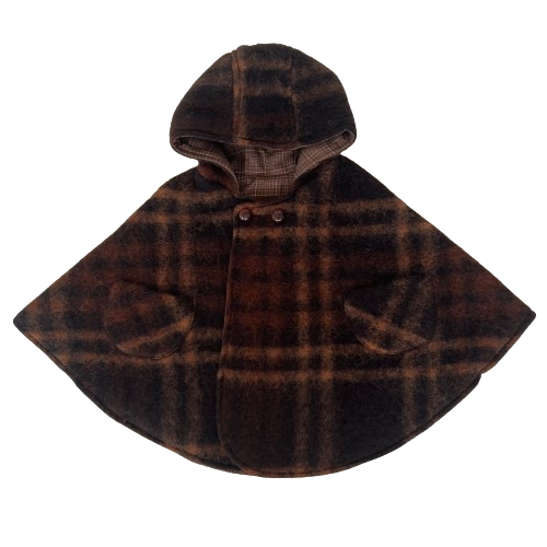 HELLO LUPO N Poncho - Chestnut | 𝘮𝘢𝘮𝘰𝘶𝘳