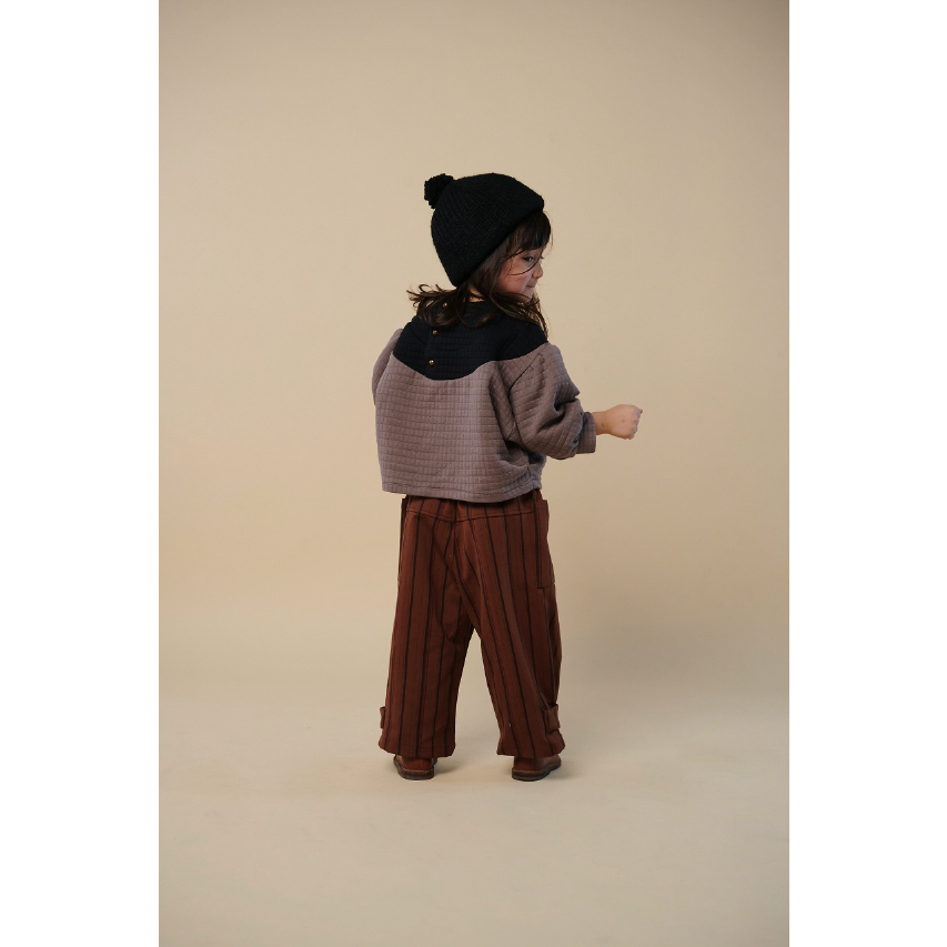 HELLO LUPO Sora Panta / Stripy brown | 𝘮𝘢𝘮𝘰𝘶𝘳