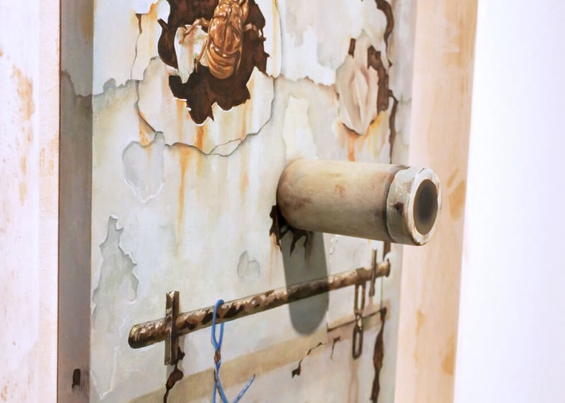 画家［百川］の作品 弊社の世界平和親善画家であるHARU川満が、川崎市100周年を