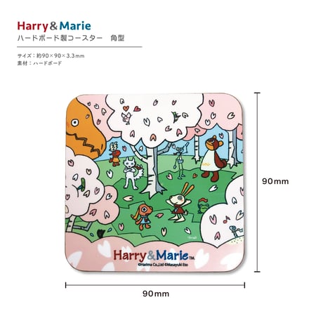 Harry&Marie　ウッドコースター_４月みんなでお花見🌸✨