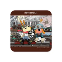 Harry&Marie　ウッドコースター_スチームパンク_ＢＲＯＷＮ(茶)