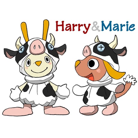 Harry&Marie　MASK_干支シリーズ【丑】