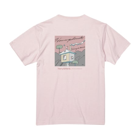 【KIDS（小柄な女性）サイズ】Harry's house【ピンク】Tシャツ