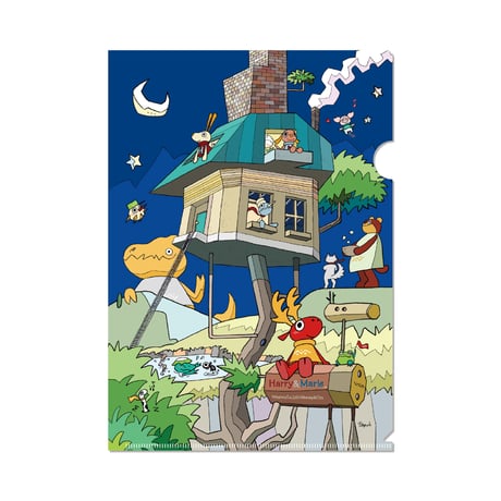 【５枚ｾｯﾄ】Harry&Marie　A4クリアファイル