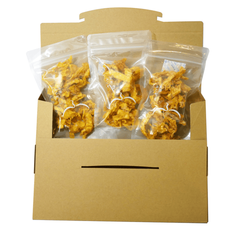 【送料無料】無砂糖・無添加 切り落としパイン（各50g）  3袋セット