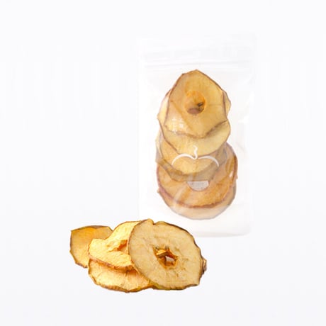 無砂糖・無添加 厚切りりんご（50g）