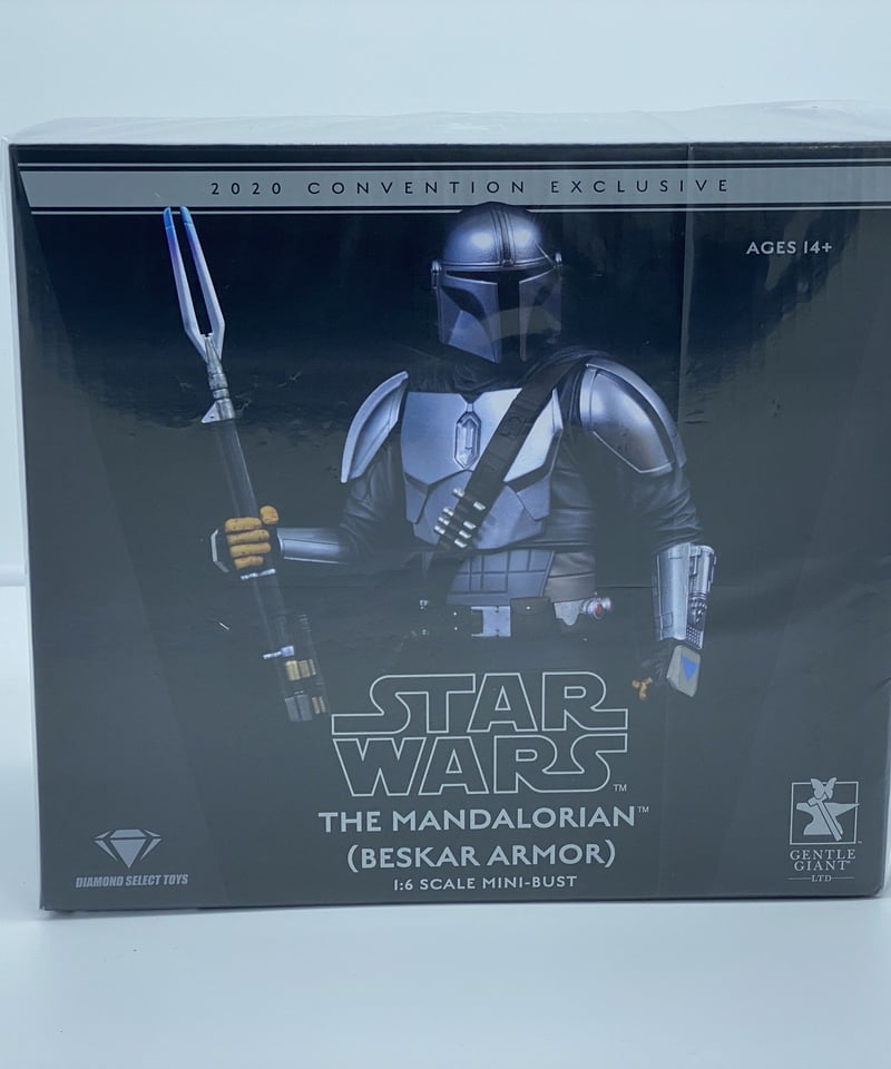 ジェントルジャイアント マンダロリアン（ベスカーアーマー）ミニバスト 1/6 ミニバスト シリーズ 6スケール バストアップ スタチュウ ベスカー