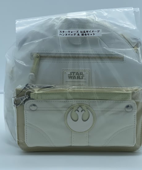 ラウンジフライ　反乱軍レイアイメージ　ホワイトバッグ　&   財布セット