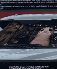 SW EP7 チュウバッカ＆ポーグコンビ　カーサンシェード