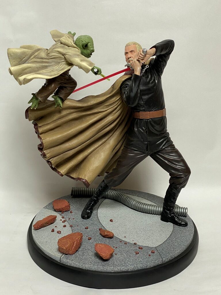 レア** Sideshow製品StarWars ヨダVSドゥーク レア レア** Sideshow製品StarWars ヨダVSドゥーク レア