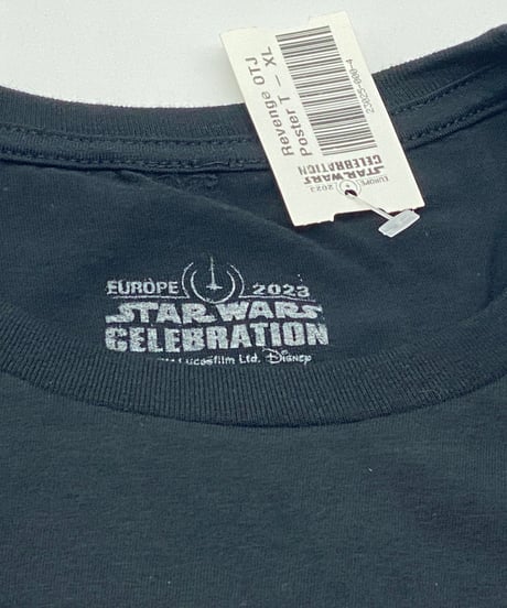 2023 セレブヨーロッパ会場限定品　EP6 ROTJ 40th. 『リベンジ』ロゴ　Tシャツ