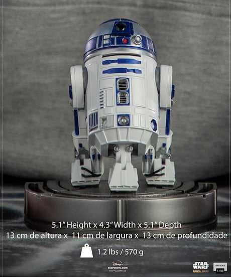 １０スケールスタチュウ　シリーズ　マンダロリアン版　R2-D2