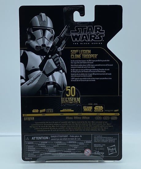 6インチ　フィギュア　ルーカスフィルム50th.限定版　ウェーヴ５　501st. Opsトルーパー