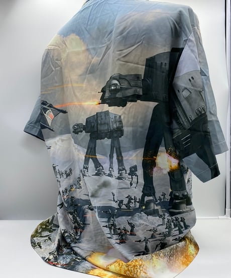 スターウォーズヴィーグルファン必見の一着　AT-AT ボタンダウンシャツ　XL