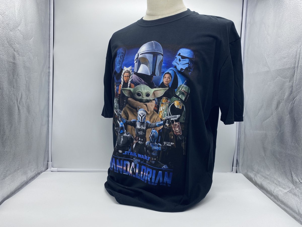 00s STARWARS tシャツ ネイビー スターウォーズ マンダロリアン 紺 マンダロリアンシリーズ Tシャツ ② | House Vader Online Shop