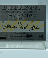 EP3 ROTS 1/1 レプリカヘルメット　ダースベイダーDSE版　ジェームズアールジョーンズ　予備プラーク