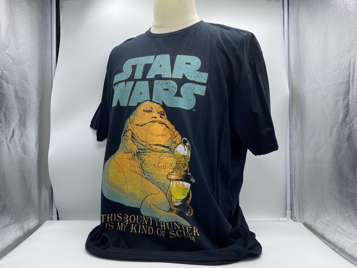 ヴィンテージ　スターウォーズ　 ジャバザハット　サブキャラ　Tシャツ　古着 ヴィンテージ スターウォーズ レイア姫 ジャバザハット ムービー
