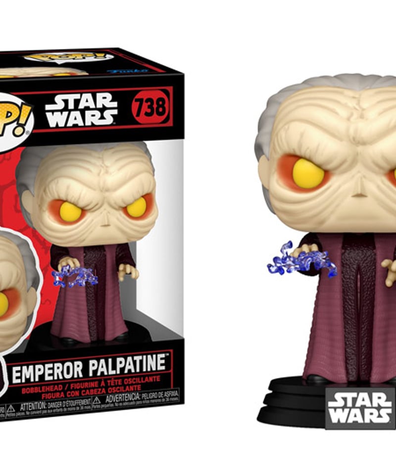 STAR WARS アニメーション エンペラー・パルパティーン 2000体限定品 ファンコポップシリーズ ダークサイド シリーズ エンペラー