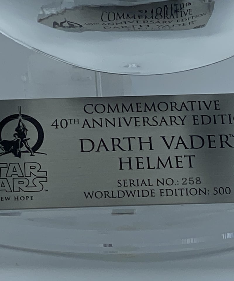 レプリカヘルメットシリーズ 1/1 EP4 ANH 公開40th. 限定 レプリカヘルメットシリーズ 1/1 EP4 ANH 公開40th. 限定