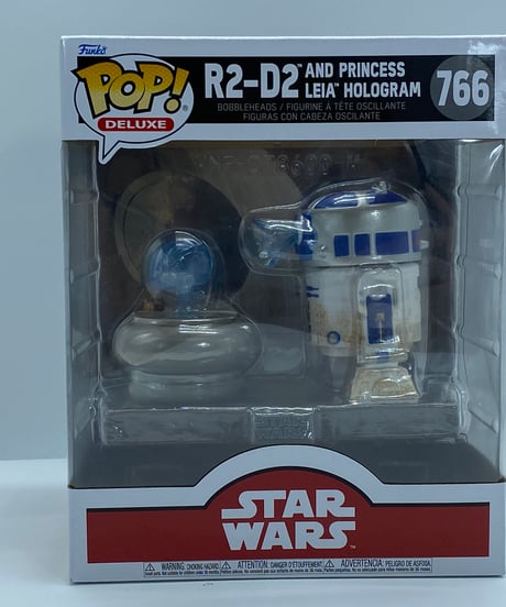 ファンコポップシリーズ　DX版　R2-D2 ウィズ　プリンセスレイア　ホログラム