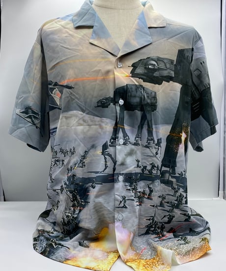 スターウォーズヴィーグルファン必見の一着　AT-AT ボタンダウンシャツ　XL