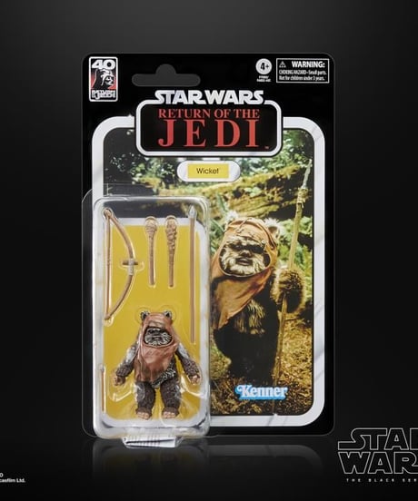 6インチ　ブラックシリーズ　フィギュア　EP6 ROTJ 40th.限定パッケージ　イォークウィケット