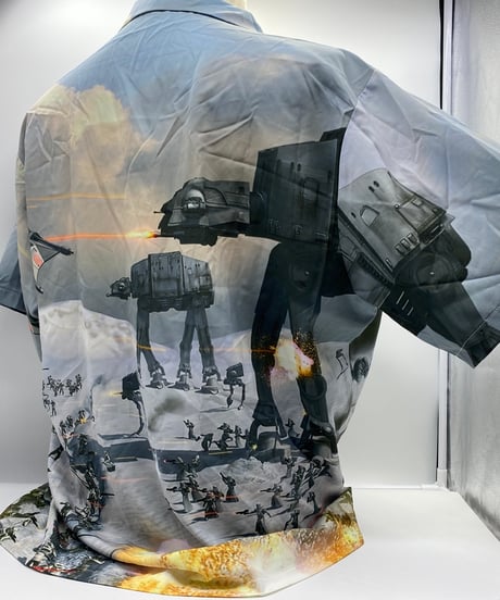 スターウォーズヴィーグルファン必見の一着　AT-AT ボタンダウンシャツ　XL