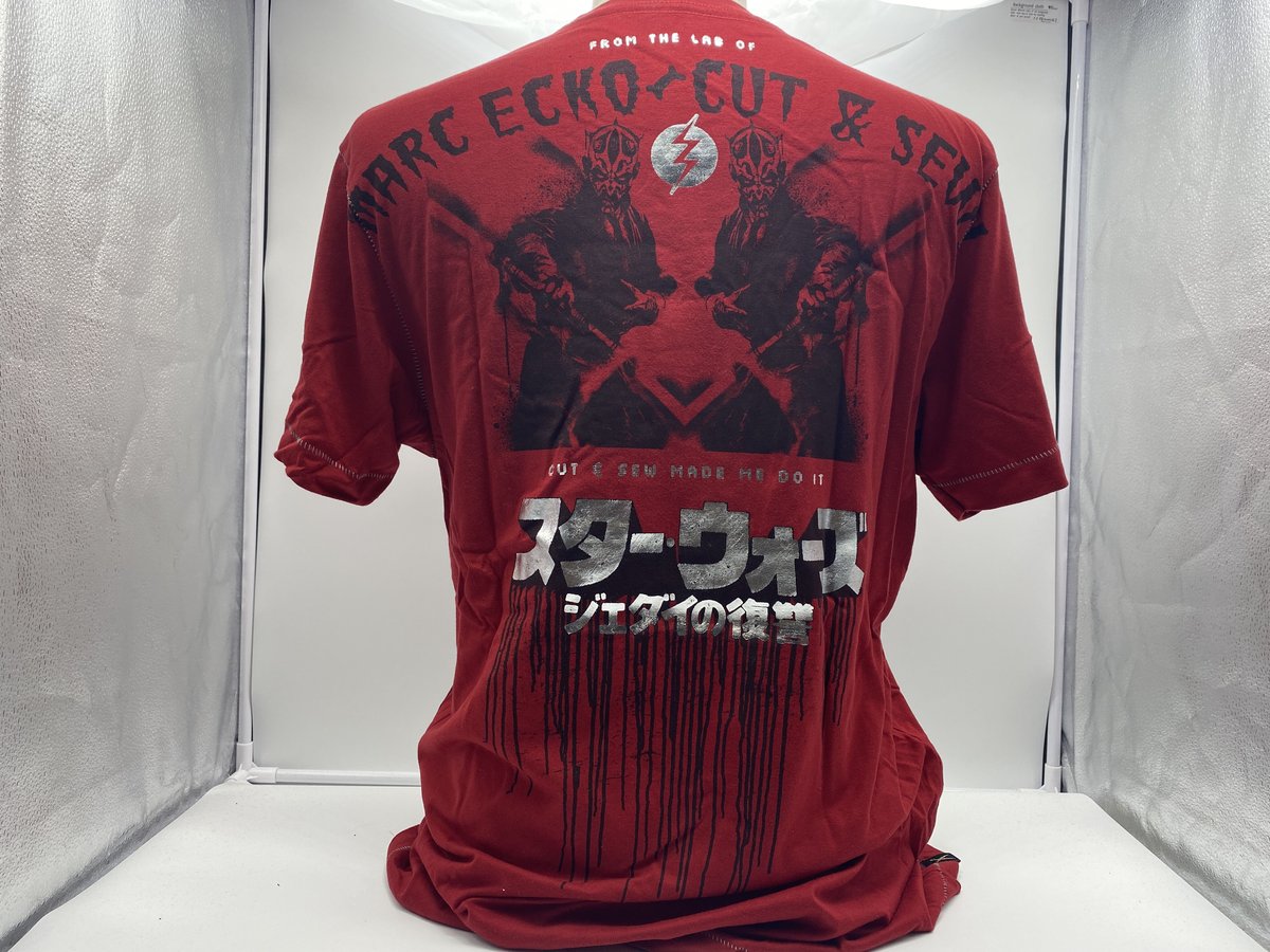 シス派 ラブモールファンの為のダースモールTシャツ ① (表裏柄 シス派 ラブモールファンの為のダースモールTシャツ ① (表裏柄