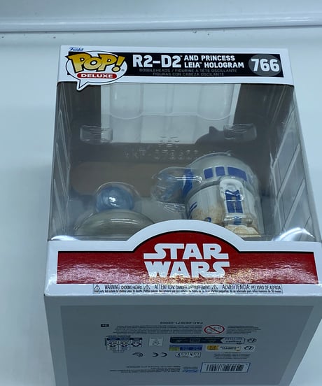 ファンコポップシリーズ　DX版　R2-D2 ウィズ　プリンセスレイア　ホログラム