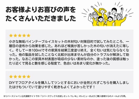 リバースワックス1リットル（刷毛付き）