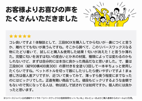 リバースワックス小型家具用セット（刷毛付き）｜家具臭低減ワックス
